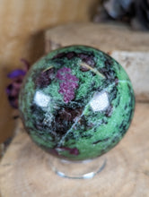 Load image into Gallery viewer, Ruby in Zoisite Sphere