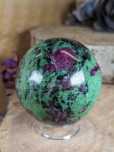 Load image into Gallery viewer, Ruby in Zoisite Sphere