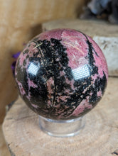 Load image into Gallery viewer, Rhodonite Sphere
