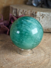Load image into Gallery viewer, Green Fluorite Sphere