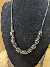 Load image into Gallery viewer, Hematite with Citrine Necklace