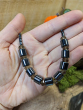 Load image into Gallery viewer, Hematite with Citrine Necklace