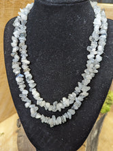 Load image into Gallery viewer, Tourmalinated Quartz Chip Necklace