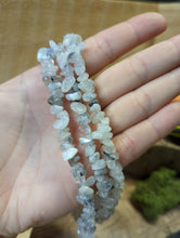 Load image into Gallery viewer, Tourmalinated Quartz Chip Necklace