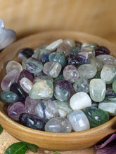 Load image into Gallery viewer, Rainbow Fluorite Tumbled