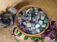 Load image into Gallery viewer, Rainbow Fluorite Tumbled