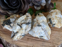 Load image into Gallery viewer, Raw Tourmalinated Quartz