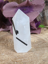 Load image into Gallery viewer, Tourmalinated Quartz Tower (multiple options)