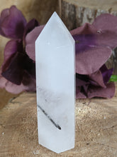 Load image into Gallery viewer, Tourmalinated Quartz Tower (multiple options)