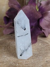 Load image into Gallery viewer, Tourmalinated Quartz Tower (multiple options)