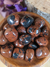 Load image into Gallery viewer, Mahogany Obsidian Tumbled