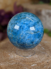 Load image into Gallery viewer, Blue Apatite Sphere