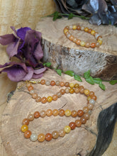 Load image into Gallery viewer, Yellow Jade Necklace and Bracelet Set