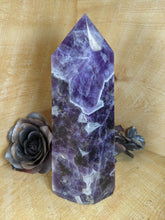 Load image into Gallery viewer, Chevron Amethyst Tower - Large