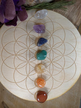 Load image into Gallery viewer, Chakra Crystal Grid Set