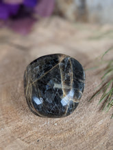 Load image into Gallery viewer, Black Moonstone Palm Stone