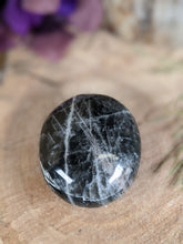 Load image into Gallery viewer, Black Moonstone Palm Stone
