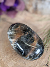 Load image into Gallery viewer, Black Moonstone Palm Stone