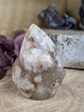 Load image into Gallery viewer, Small Cherry Blossom Agate Flame