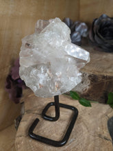 Load image into Gallery viewer, Clear Quartz Specimen on Stand