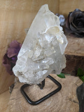 Load image into Gallery viewer, Clear Quartz Specimen on Stand