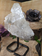 Load image into Gallery viewer, Clear Quartz Specimen on Stand