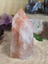 Load image into Gallery viewer, Hematite Quartz Tower - Medium