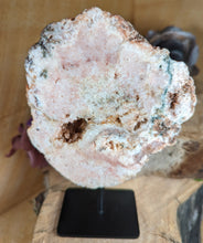 Load image into Gallery viewer, Pink Amethyst Specimen on Stand