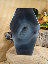 Load image into Gallery viewer, Druzy Agate Coffin