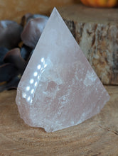 Load image into Gallery viewer, Rose Quartz Point,  Semi-Polished