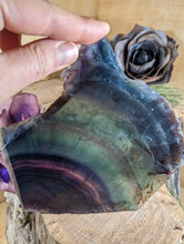 Load image into Gallery viewer, Rainbow Fluorite Slice