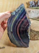 Load image into Gallery viewer, Rainbow Fluorite Slice