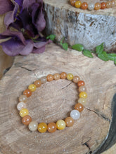 Load image into Gallery viewer, Yellow Jade Necklace and Bracelet Set
