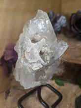 Load image into Gallery viewer, Clear Quartz Specimen on Stand
