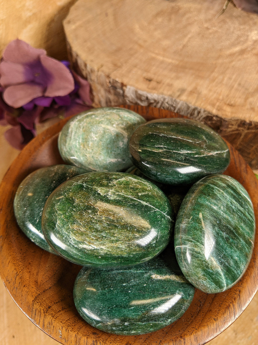 Green Jade Palm Stone