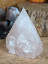 Load image into Gallery viewer, Rose Quartz Point,  Semi-Polished
