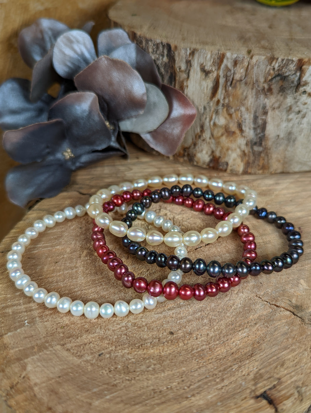 Pearl Bracelets - Dyed
