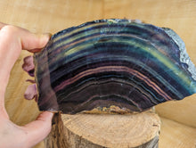 Load image into Gallery viewer, Rainbow Fluorite Slice
